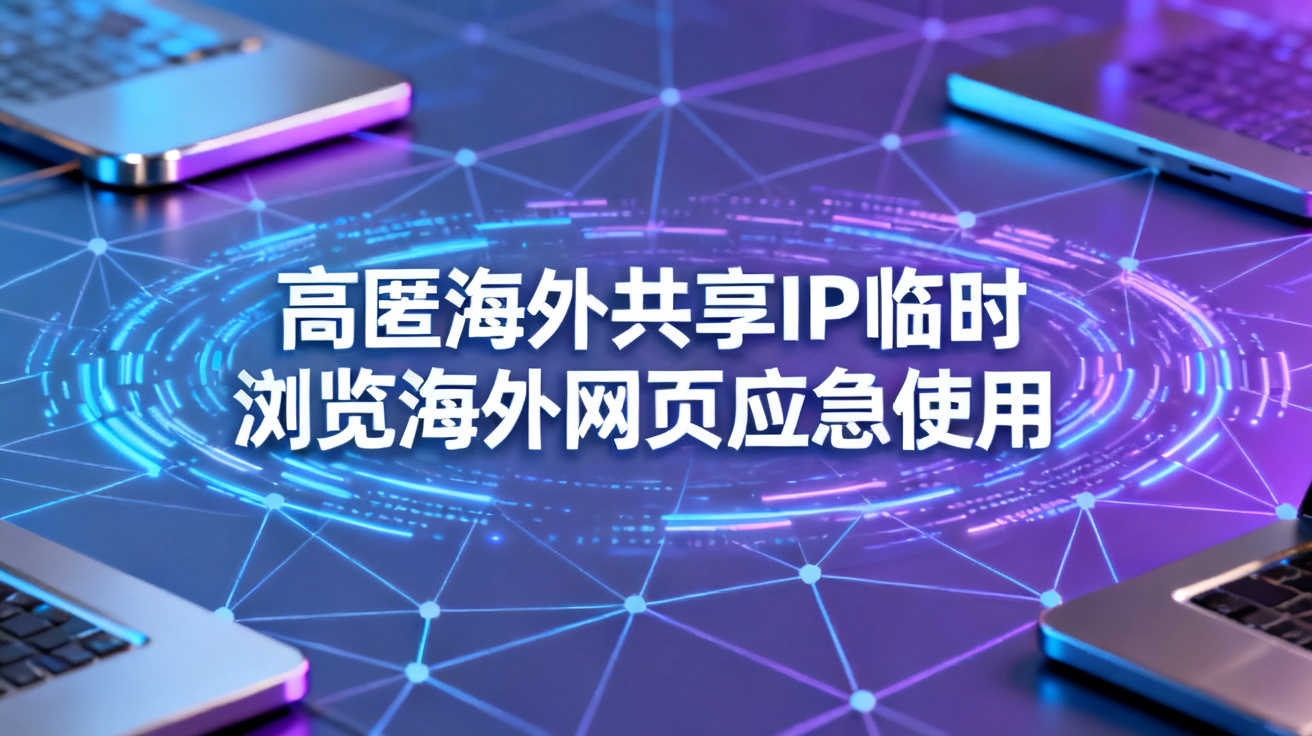 高匿海外共享IP临时浏览海外网页应急使用？